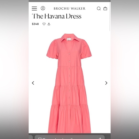 Brochu Walker Dresses & Skirts - Brochu Walker Havana Dress in Bright Coral XS